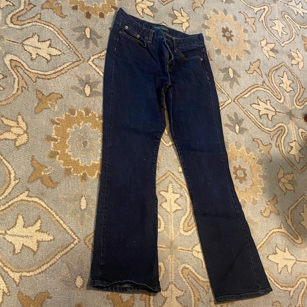 Lauren’s Jeans Co. Women's Dark Blue Straight-Leg Jeans size 4 $30